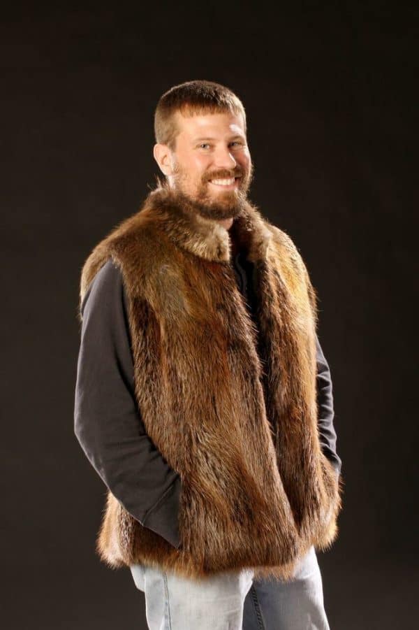 Beaver Fur Vest - Men's