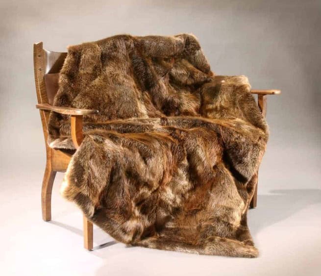 Beaver Fur Blanket