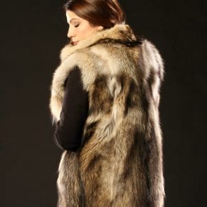 Coyote Fur Vest - Women's