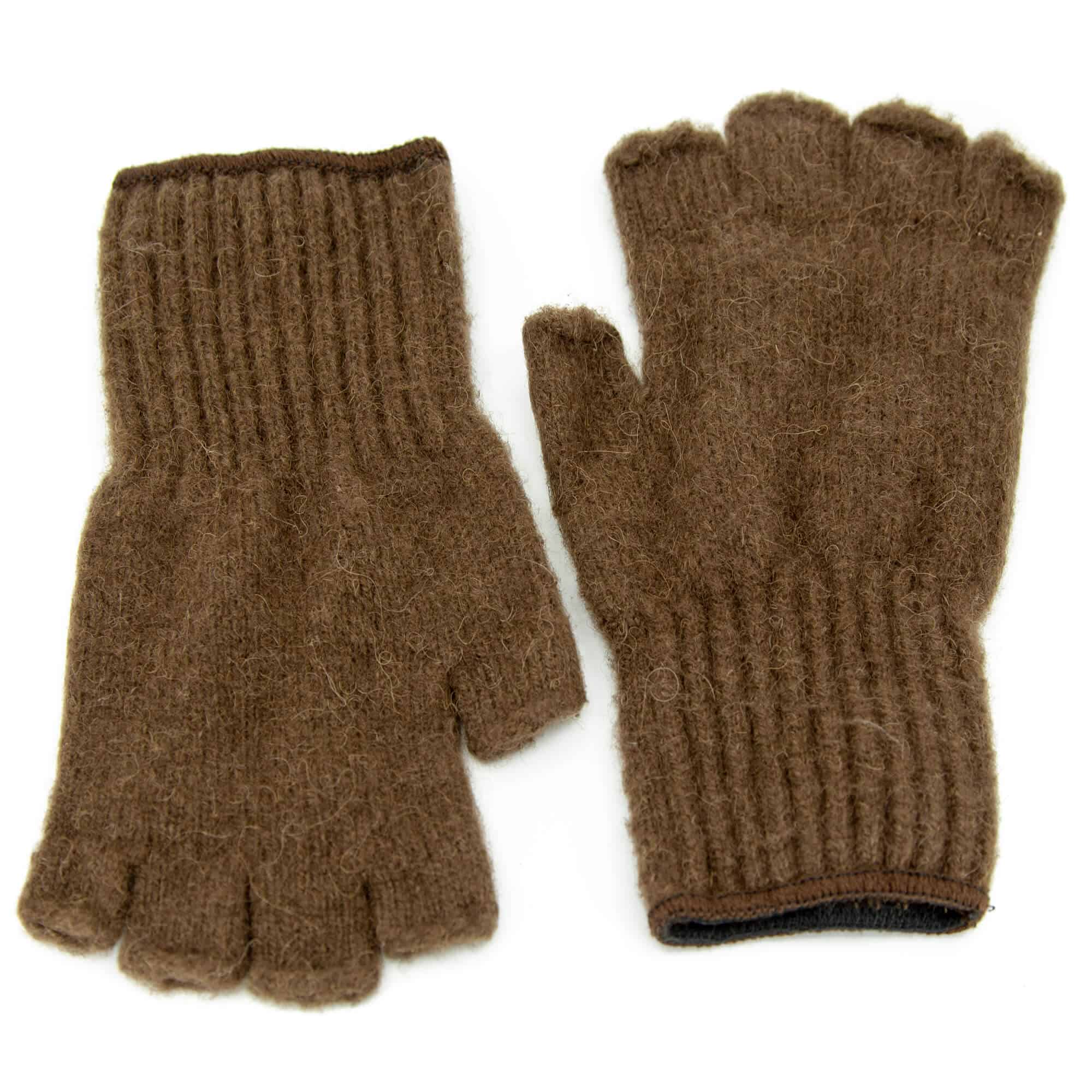 BIson Leather Fingerless Gloves Accessories Gloves & Mittens Gardening & Work Gloves 