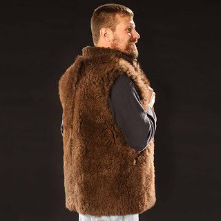 Men's Buffalo Vest - Back