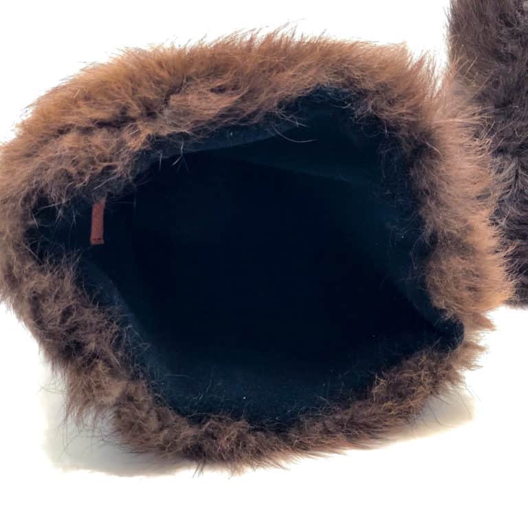 Durable Warmth | Buffalo Fur Mittens | Merlin's Hide Out