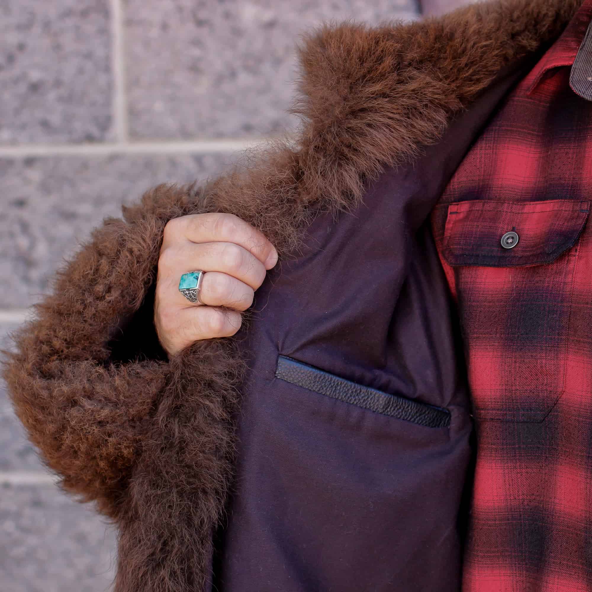 NEW Men's 100% Real Red Fox Fur Jacket Coat Outwear Winter Full Pelt Fur  Jacket