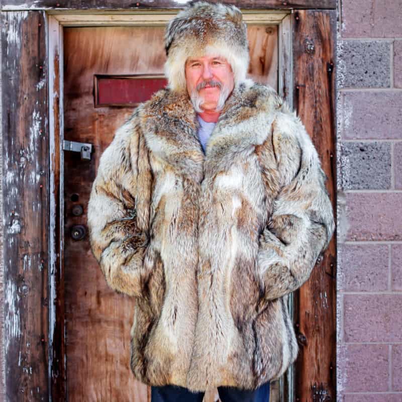 Coyote Fur Jacket Merlin S Hide Out, How To Make A Coyote Skin Rug